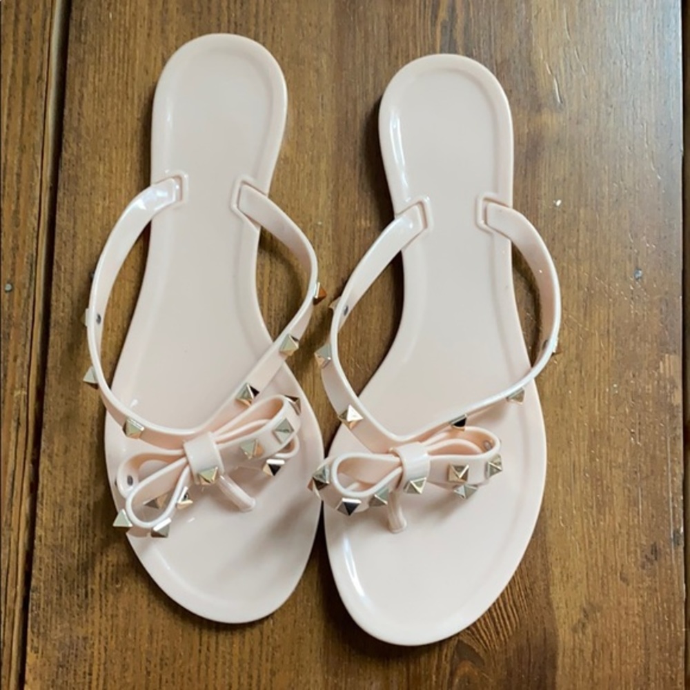 Rock stud flip flops‎ size 40